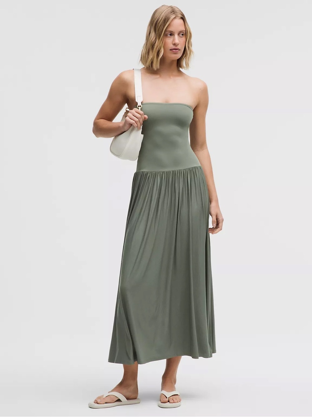 2-in-1 maxi dress color willow